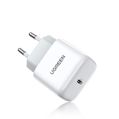 UGREEN 20W USB C Charger USB C Power Supply Mini USB C Power Adapter Charger Plug (White) /10220