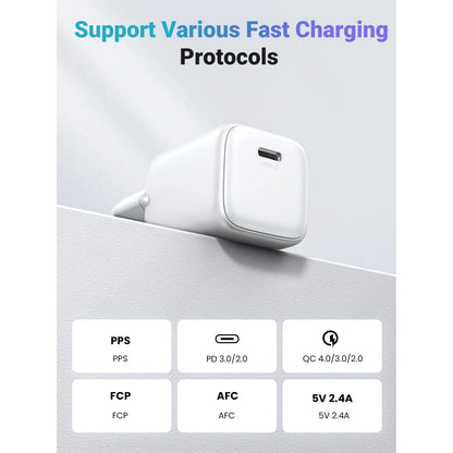 UGREEN USB C Charger 30W, Nexode Mini USB C Charger with GaN Tech | CD319 متجر نصر