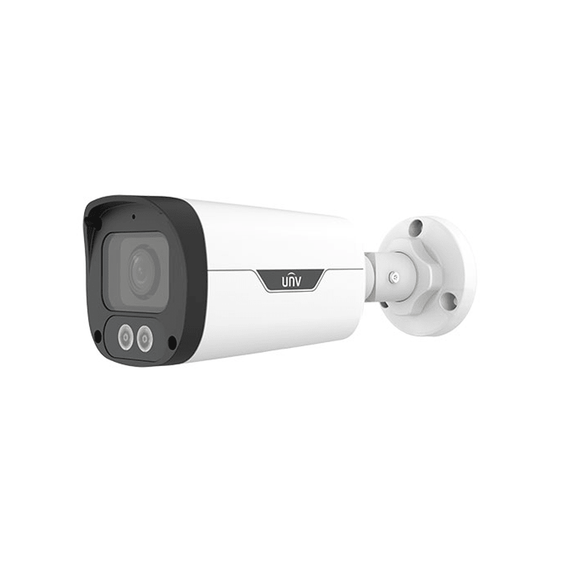 8mp ColorHunter Wise‑ISP Fixed Warm Light Bullet Camera | Uniview IPC2318LE-DF40KM-WP - متجر نصر