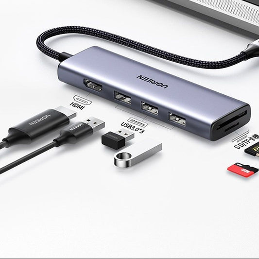 UGREEN 6-in-1 USB C Hub 4K@60Hz | 60383 متجر نصر