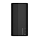 WiWU Essen 10000mAh Slim Power Bank, 2x USB-A Output, USB-C Input, 5V 2A, LED Indicator Black | Wi-P078