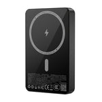 WiWU Mag Kada 10000mAh Magnetic Wireless Power Bank, 15W MagSafe-Compatible, 20W USB-C Fast Charging, Slim Metal Body | SA23