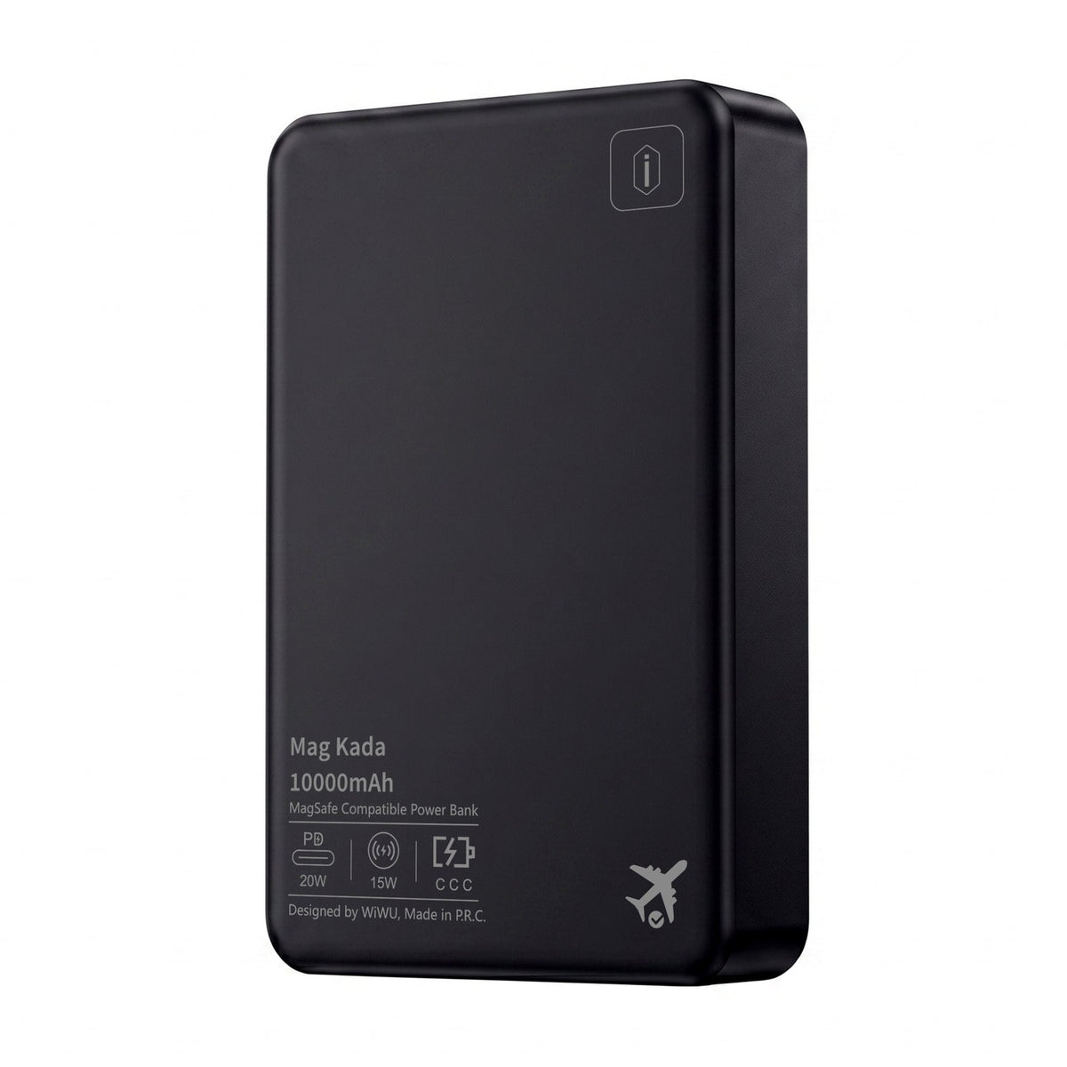 WiWU® Mag Kada 10000mAh Magnetic Wireless Power Bank, 15W MagSafe-Compatible, 20W USB-C Fast Charging, Slim Metal Body | SA23 - متجر نصر