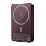 WiWU Mag Kada 10000mAh Magnetic Wireless Power Bank, 15W MagSafe-Compatible, 20W USB-C Fast Charging, Slim Metal Body | SA23