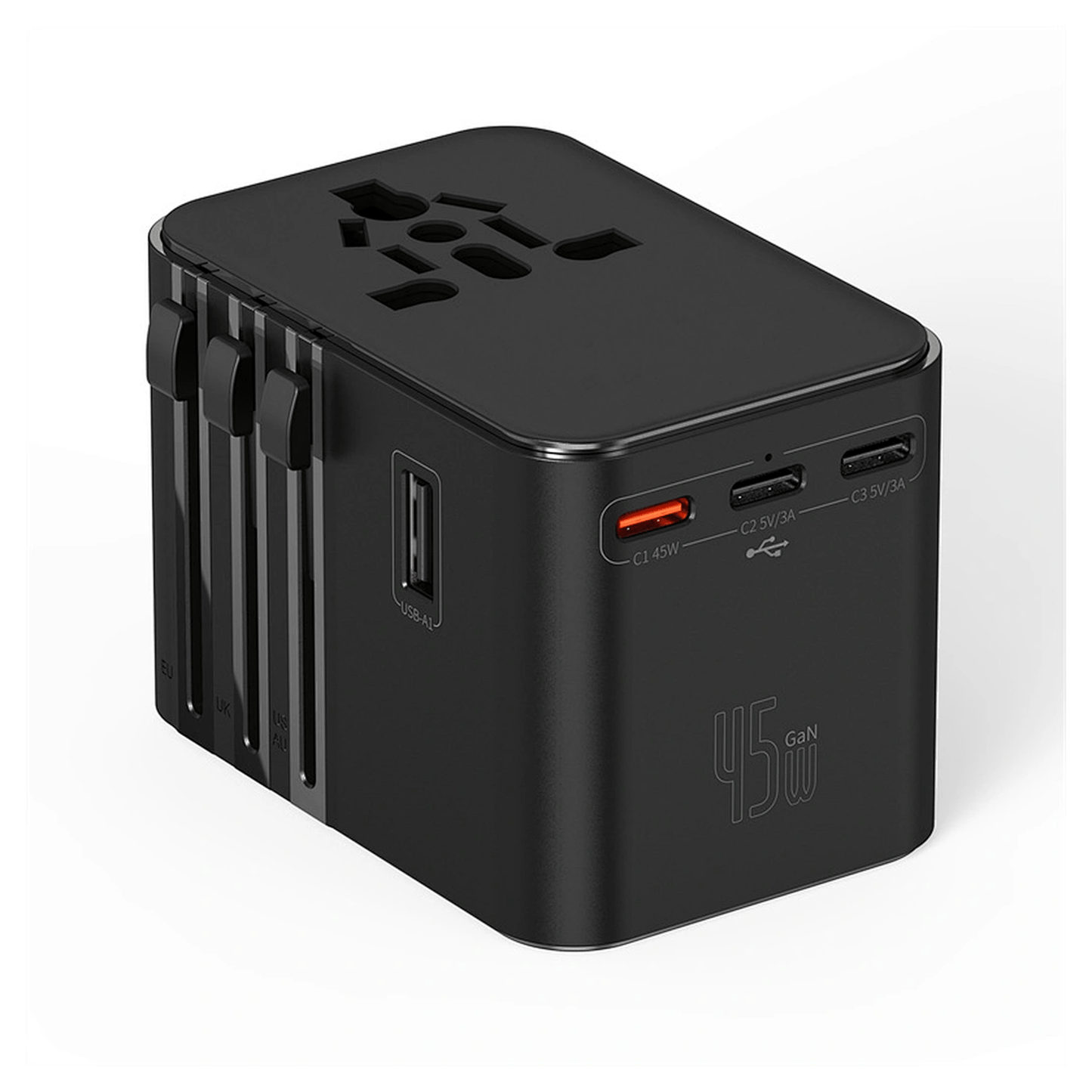 WiWU 45W GaN Universal Plug Adapter 2C+2*USB Wi UA006 - متجر نصر