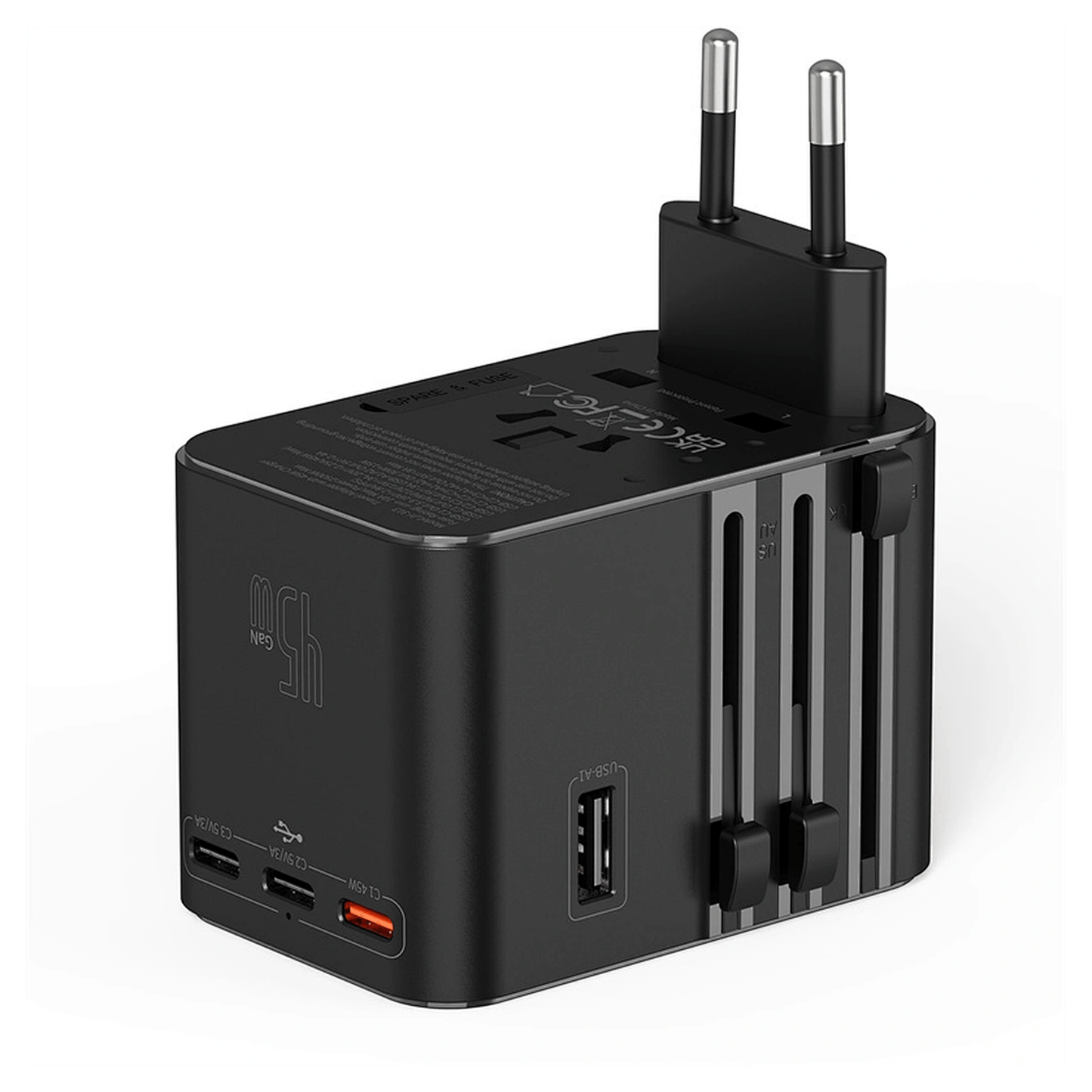 WiWU 45W GaN Universal Plug Adapter 2C+2*USB Wi UA006 - متجر نصر