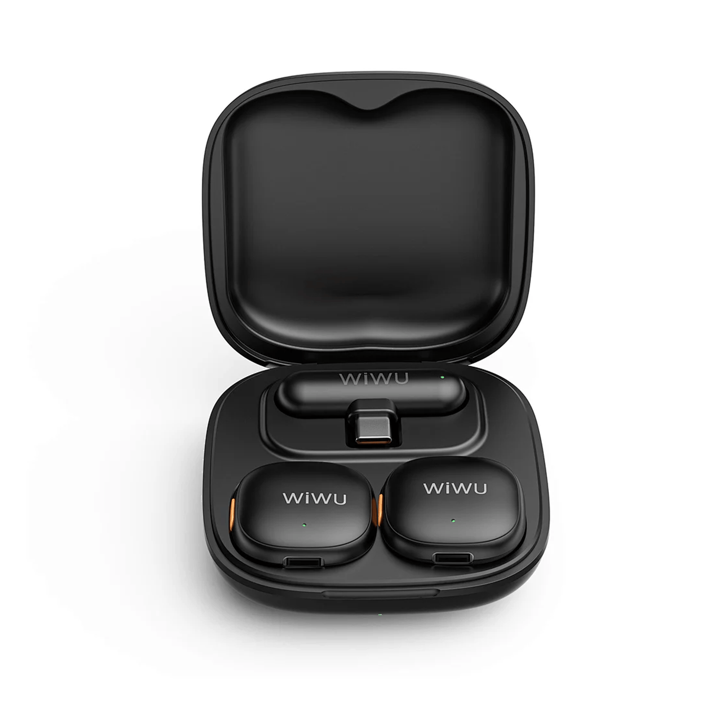 WiWU Wi-WM006 AI Powered Noise Cancelling Lavalier Microphone, 30H Battery Type-C - متجر نصر