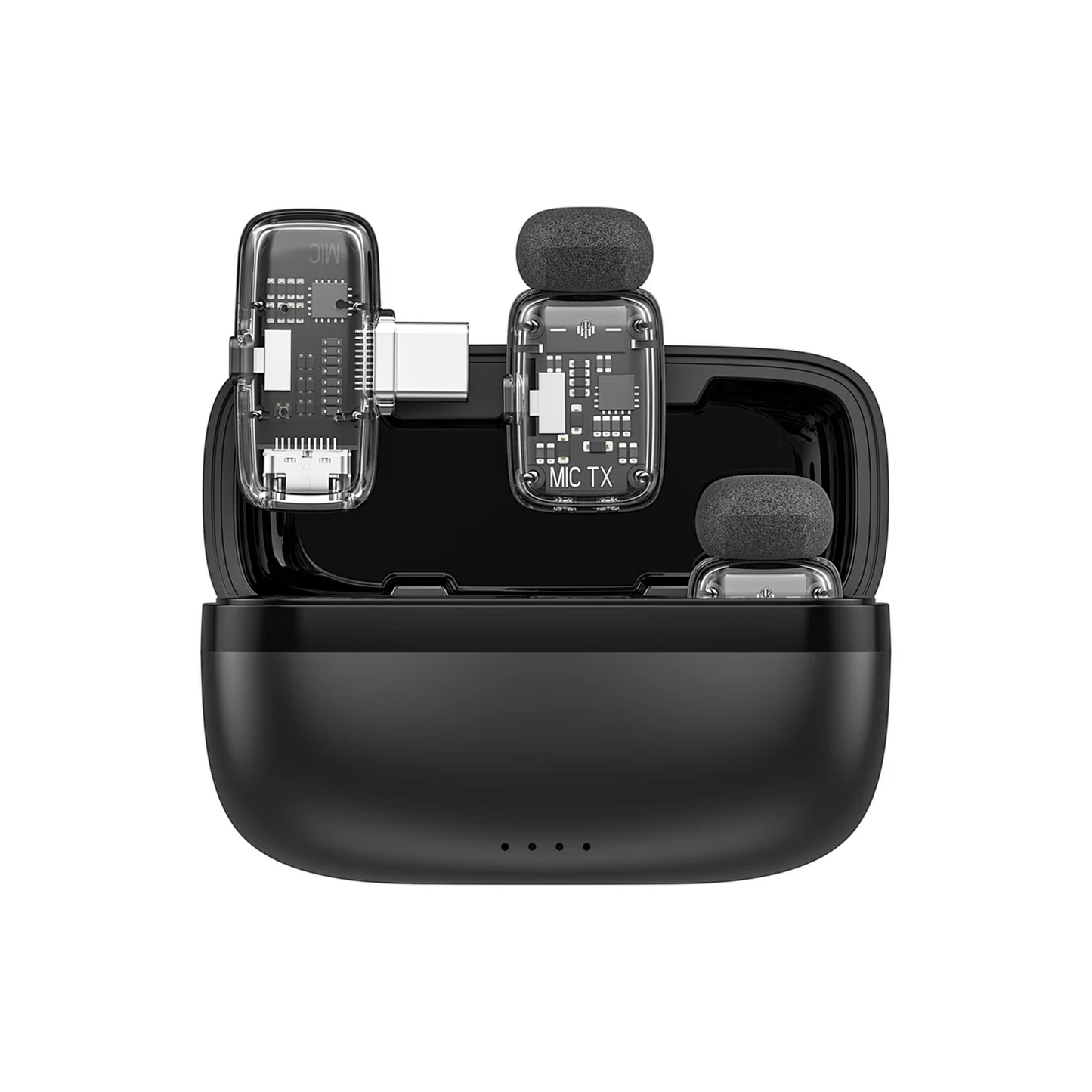 WiWU Wi-WM008 Dual Wireless Lavalier Microphone - متجر نصر