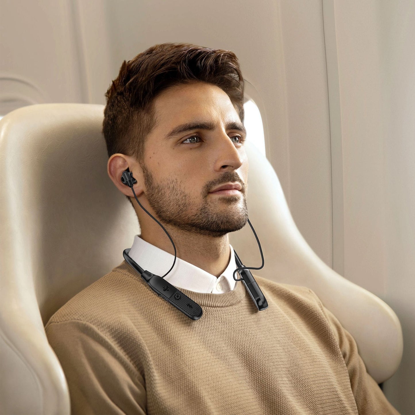 WiWU Freelance GB07 Neckband Bluetooth Earphones with 20H Playtime and Type-C Charging - متجر نصر