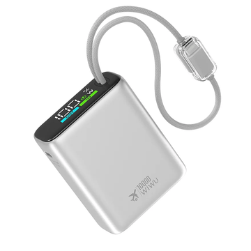 WiWU Mobile Phone Accessories WiWU Power Plus Built-in Cable Power Bank 22.5W | T203ALF