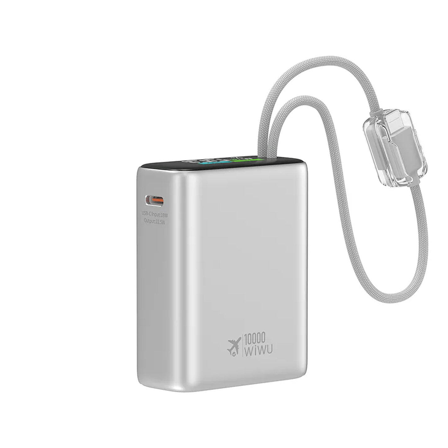 باور بانك WiWU Power Plus بكابل مدمج | T203ALF - متجر نصر