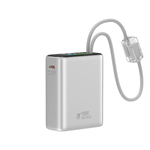 WiWU Mobile Phone Accessories WiWU Power Plus Built-in Cable Power Bank 22.5W | T203ALF