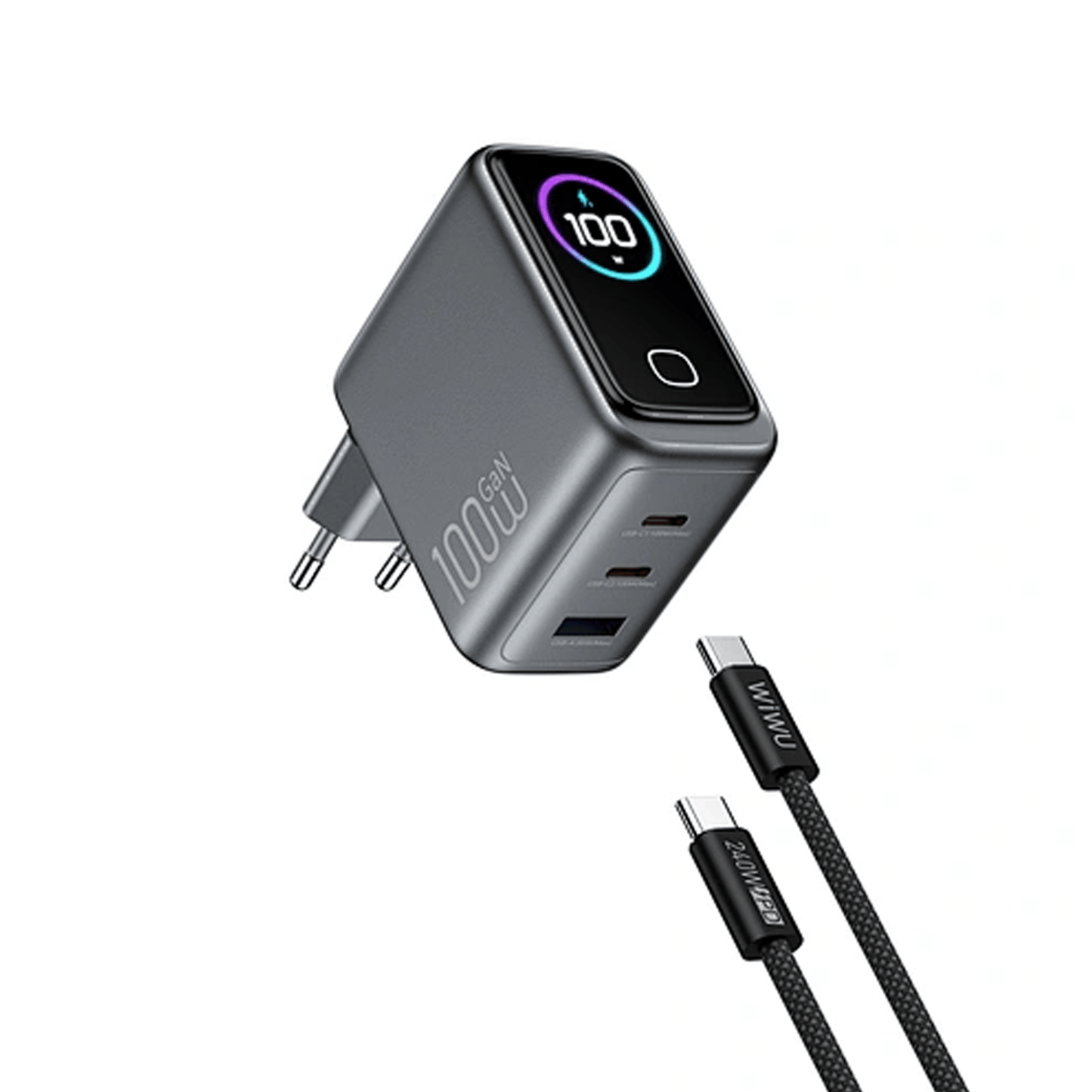 WiWU Voyager 100W PD/QC GaN Charger Combo | CHG300 - متجر نصر