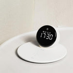 WiWU Mobile Phone Accessories WIWU Wi-W017 15W Wireless Charger With Digital Alarm Clock And Bluetooth Speaker - White
