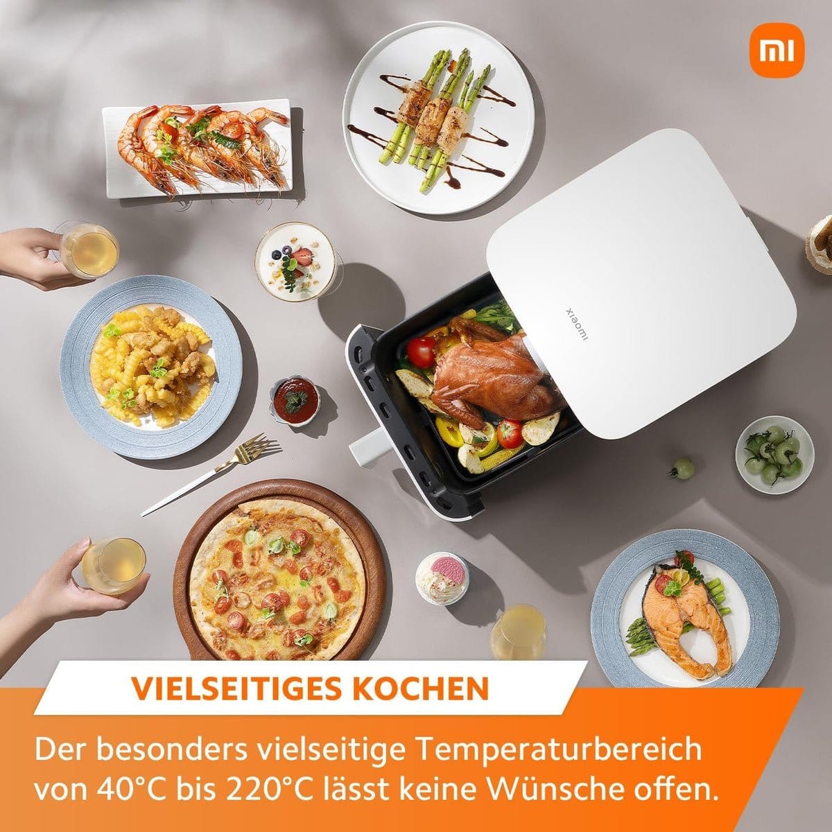 Xiaomi Smart Air Fryer 6.5 | White - متجر نصر