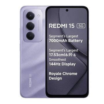 Xiaomi Smart&Games Xiaomi Redmi 15 5G | 6.9" 144Hz Display | 8GB RAM 256GB ROM | 7000mAh Battery