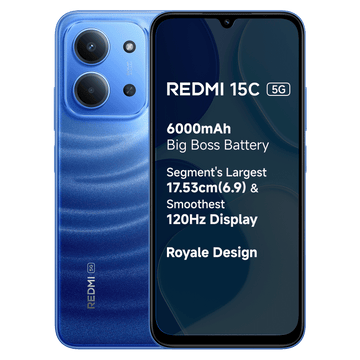 Xiaomi Smart&Games Xiaomi Redmi 15C 5G| 6.9" 120Hz Display | 8GB RAM 256GB ROM | 6000mAh Battery