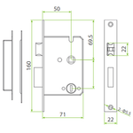 ZKTeco Locks ZKTeco Fingerprint Smart Lock / ML100
