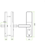 ZKTeco Locks ZKTeco Fingerprint Smart Lock / ML100